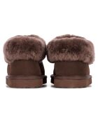 Boots Ann en Peau de Mouton chocolat