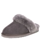 Chaussons Ann en Peau de Mouton gris