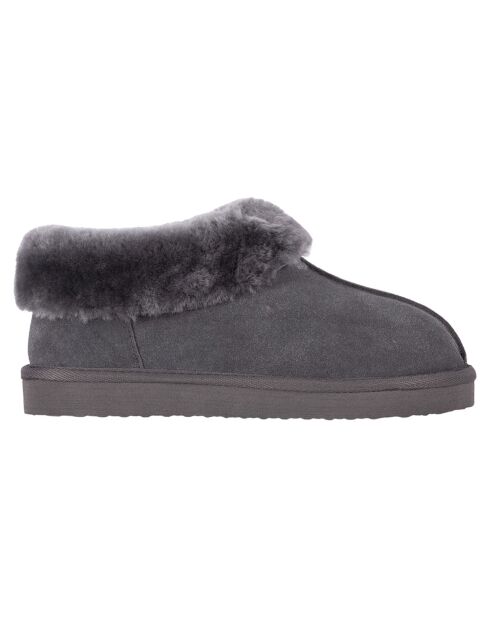 Boots Ann en Peau de Mouton grises