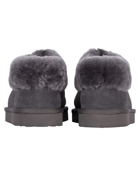 Boots Ann en Peau de Mouton grises