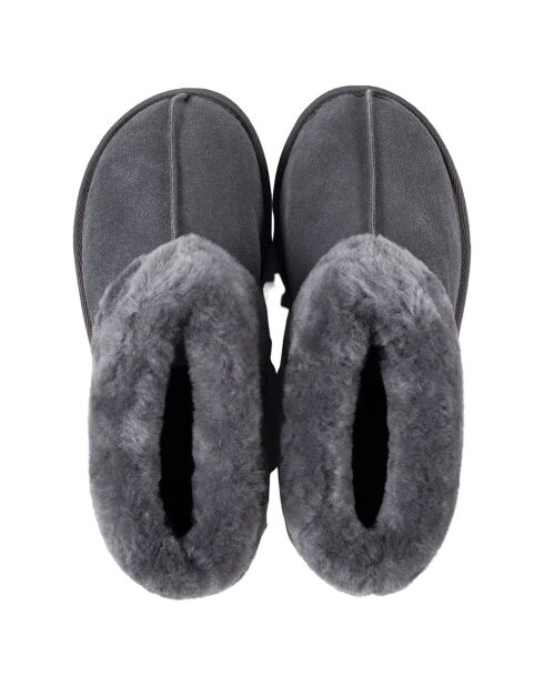 Boots Ann en Peau de Mouton grises