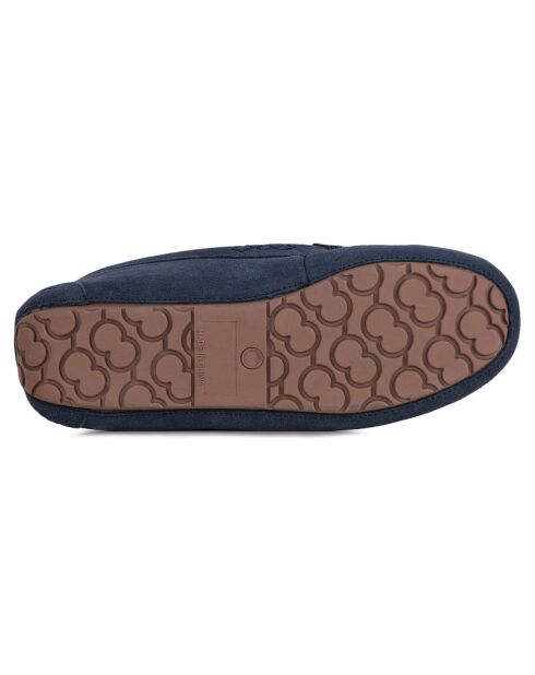 Mocassins Evie en Peau de Mouton marine