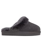 Chaussons Suzie en Peau de Mouton gris