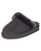 Chaussons Suzie en Peau de Mouton gris