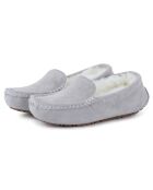 Mocassins Evelyn en Peau de Mouton gris