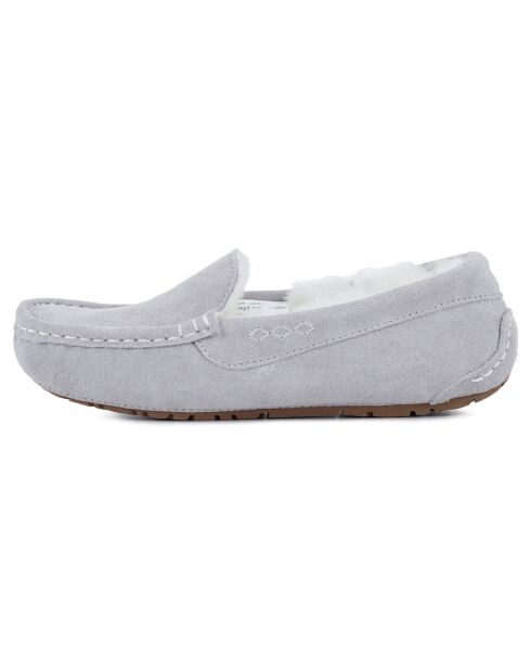 Mocassins Evelyn en Peau de Mouton gris