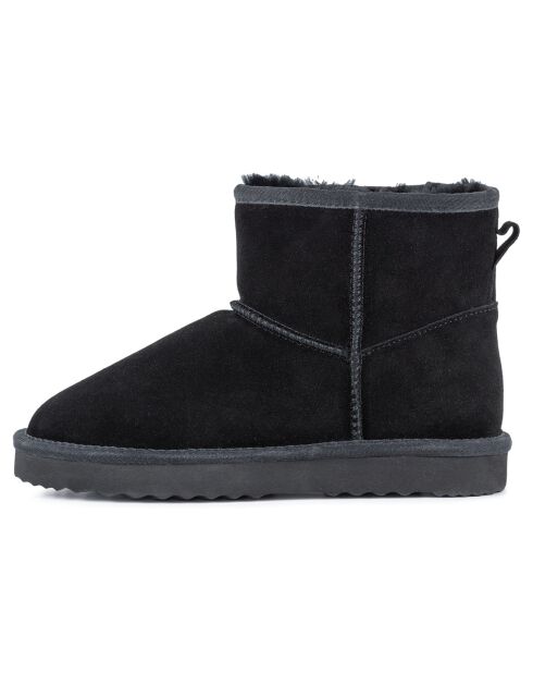 Boots Lexi en Peau de Mouton noires