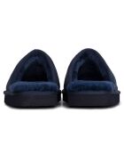 Chaussons Max en Peau de Mouton marine