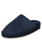 Chaussons Max en Peau de Mouton marine