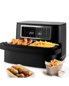 Friteuse sans huile noire - 39.5x37.6x29.8 cm