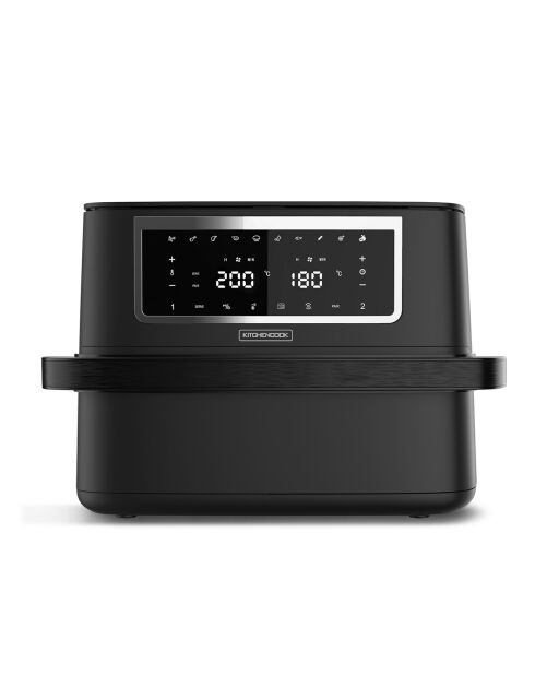 Friteuse sans huile noire - 39.5x37.6x29.8 cm