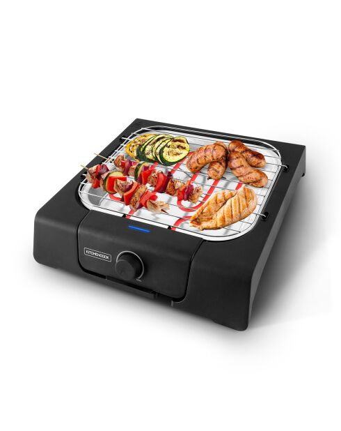 Barbecue de table Bbsquare noir - 41x26x9 cm