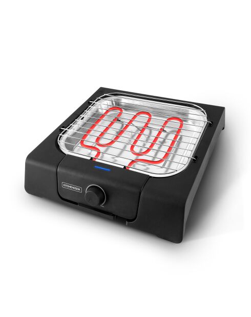 Barbecue de table Bbsquare noir - 41x26x9 cm