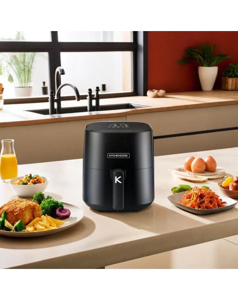 Friteuse sans huile noire - 34x23x30 cm