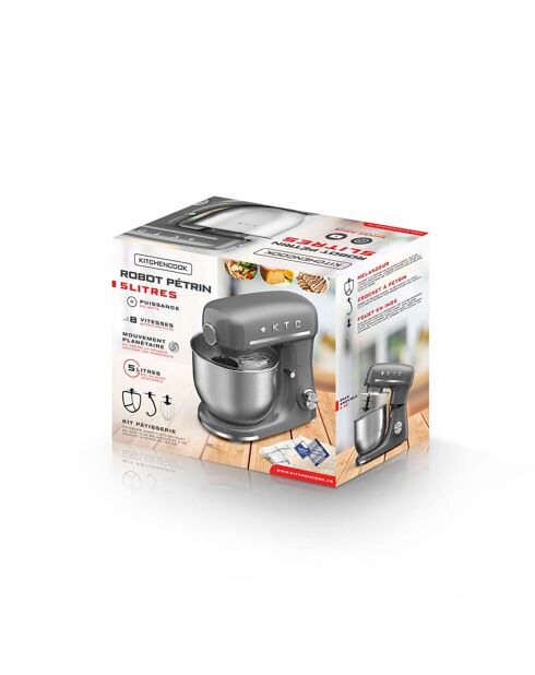 Robot petrin Inspiron gris - 35.6x22.1x31.4 cm