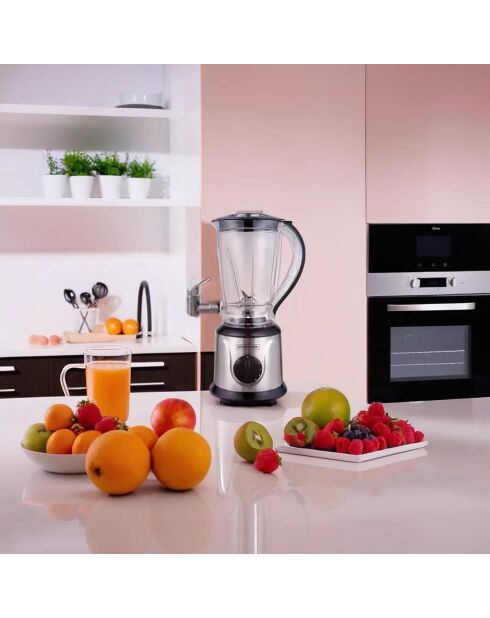 Blender Juice Hub inox - 27x17.5x38.5 cm