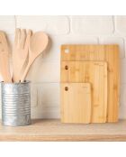 3 Planches a decouper en bambou bois