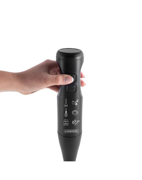 Mixeur plongeant Matt noir - 5.2x5.2x38.3 cm