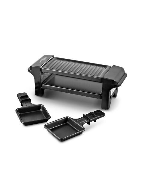 Raclette grill noire - 31.5x10.5x10.5 cm