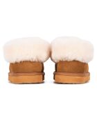 Boots Anabella en Peau de Mouton camel