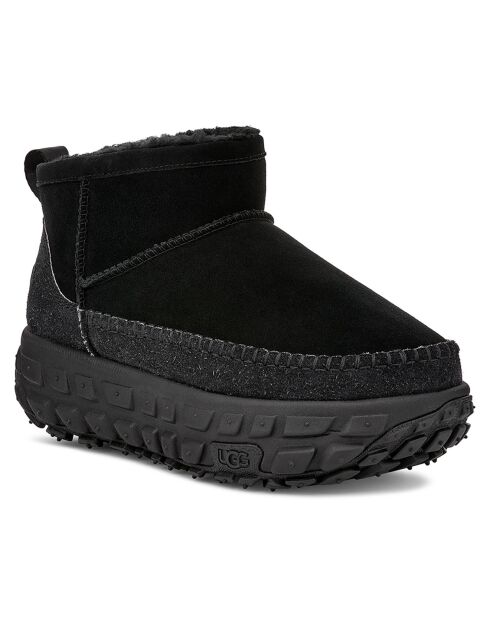 Bottes en Velours de Cuir Venture Daze Ultra Mini noires