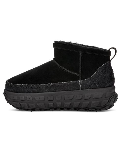 Bottes en Velours de Cuir Venture Daze Ultra Mini noires