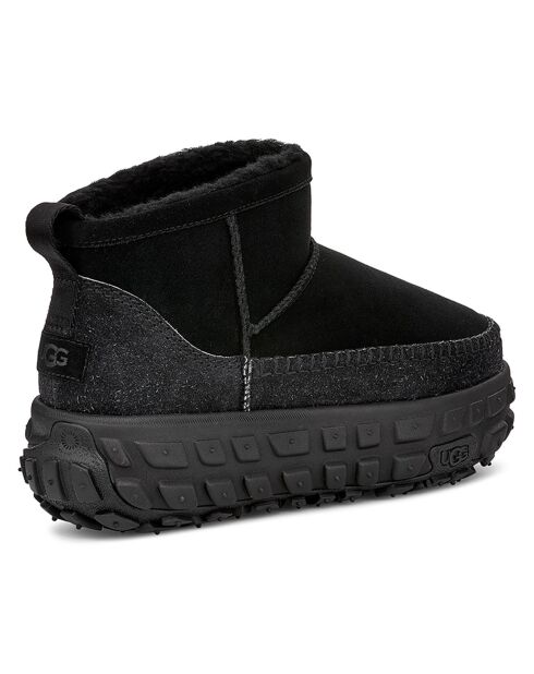 Bottes en Velours de Cuir Venture Daze Ultra Mini noires
