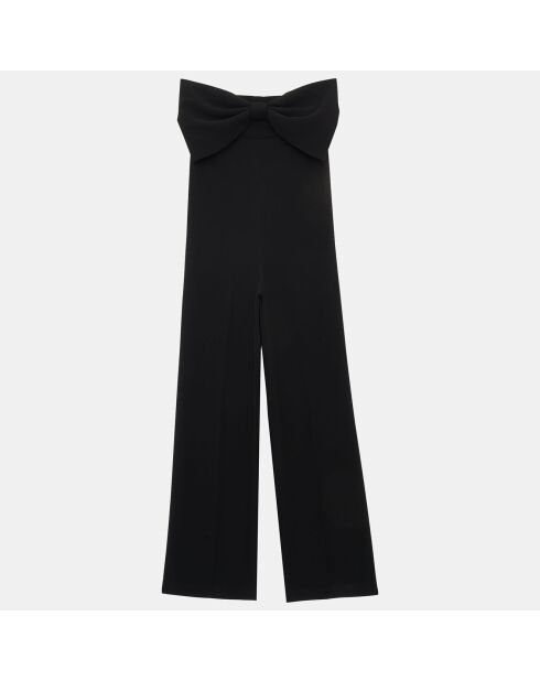 Tuta Carline in misto lana nera