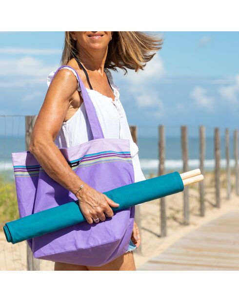 Sac de plage Trinité violet - 44x54x22 cm