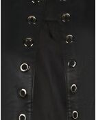 Blouson en Cuir d'Agneau Abia noir