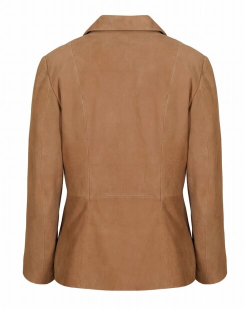 Aina Vel Sable Samtjacke aus Ziegenleder