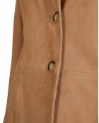 Chaqueta de terciopelo de piel de cabra Aina Vel Sable
