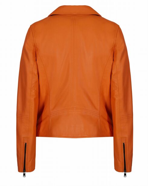 Blouson en Cuir d'Agneau Arizona naveline
