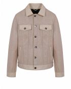 Blouson en Cuir d'Agneau Flavien sable
