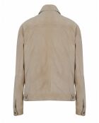 Blouson en Velours de Cuir de Chèvre Flavio Vel beurre