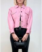 Blouson en Cuir d'Agneau Kiani romance