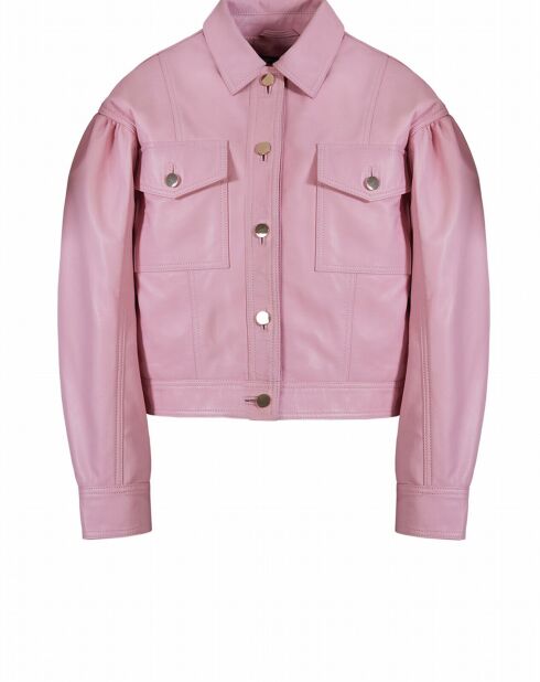 Blouson en Cuir d'Agneau Kiani romance