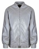 Veste en Cuir d'Agneau Lupita metallic