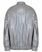 Veste en Cuir d'Agneau Lupita metallic
