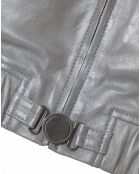 Veste en Cuir d'Agneau Lupita metallic