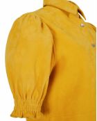 Chemise en Velours de Cuir de Chèvre Mirella Vel tournesol