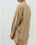 Camisa de terciopelo de piel de cabra Sonita Vel Sable