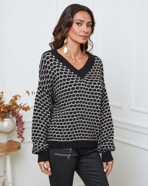 Pull Azul noir