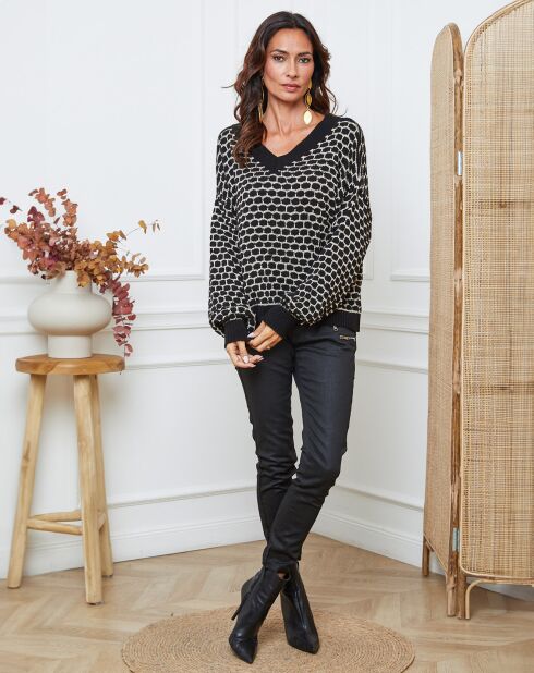 Pull Azul noir