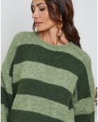 Pull Bech kaki/vert