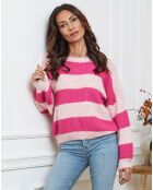 Pull Bech rose/fushia