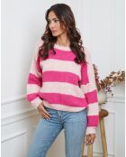 Pull Bech rose/fushia