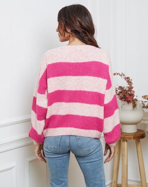 Pull Bech rose/fushia