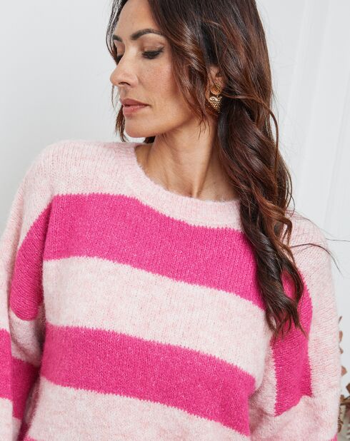 Pull Bech rose/fushia