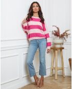 Pull Bech rose/fushia
